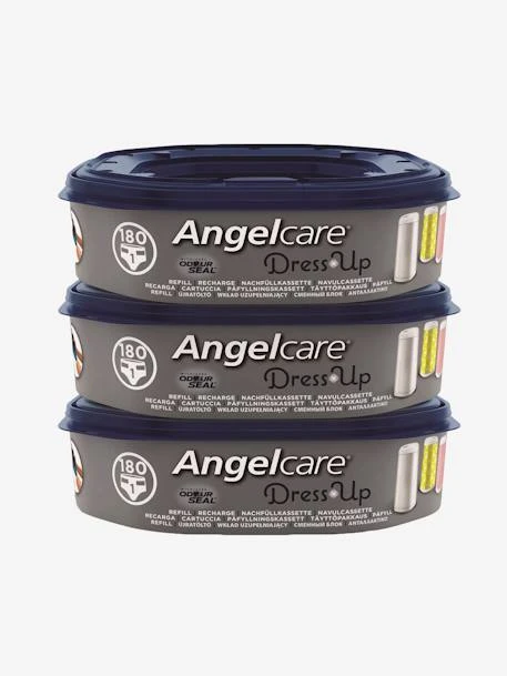 Lot De 3 Recharges Octogonales Pour Poubelles à Couches Nappyclean Et Dress Up Bleu - Angelcare 1 Lot De 3 Recharges Octogonales Pour Poubelles à Couches Nappyclean Et Dress Up Bleu - Angelcare