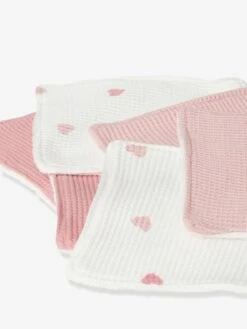 Lot De 6 Lingettes Lavables Rose/coeurs - Vertbaudet -Bébé Confort Promos Boutique lot de 6 lingettes lavables 7