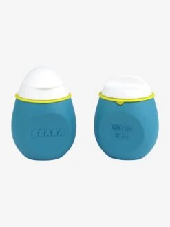 Lot De Gourdes Pour Compotes BEABA Babysqueez' 2 En 1 + Squeez'portion Blue - Beaba -Bébé Confort Promos Boutique lot de gourdes pour compotes beaba babysqueez 2 en 1 squeezportion 3