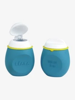 Lot De Gourdes Pour Compotes BEABA Babysqueez' 2 En 1 + Squeez'portion Blue - Beaba -Bébé Confort Promos Boutique lot de gourdes pour compotes beaba babysqueez 2 en 1 squeezportion 4
