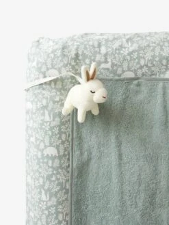 Matelas à Langer + 2 Tapis De Change DANS LES BOIS Vert Sauge - Vertbaudet -Bébé Confort Promos Boutique matelas a langer 2 tapis de change dans les bois 3