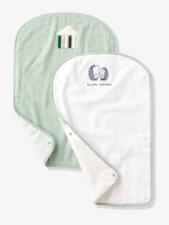 Matelas à Langer Bio Collection LOVELY NATURE Avec Housse + 2 Tapis Blanc/vert - Vertbaudet -Bébé Confort Promos Boutique matelas a langer bio collection lovely nature avec housse 2 tapis 3