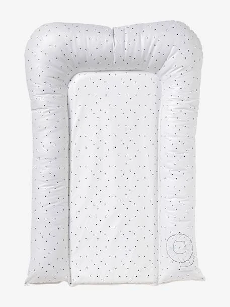 Matelas à Langer Lionceau Blanc Imprimé - Vertbaudet 1 Matelas à Langer Lionceau Blanc Imprimé - Vertbaudet