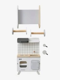 Mobilier De Cuisine Pour Poupée Mannequin En Bois FSC® Blanc - Vertbaudet -Bébé Confort Promos Boutique mobilier de cuisine pour poupee mannequin en bois fsc 3