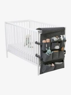Organisateur à Suspendre Vertbaudet Pour Lit De Bébé Gris Chiné - Vertbaudet -Bébé Confort Promos Boutique organisateur a suspendre vertbaudet pour lit de bebe 2