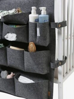 Organisateur à Suspendre Vertbaudet Pour Lit De Bébé Gris Chiné - Vertbaudet -Bébé Confort Promos Boutique organisateur a suspendre vertbaudet pour lit de bebe 5