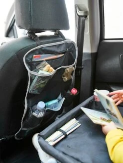 Organisateur De Voiture Gris Clair - Vertbaudet -Bébé Confort Promos Boutique organisateur de voiture 3