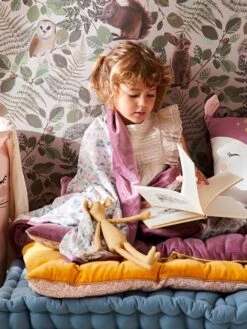 Plaid En Velours VICTORIA Prune - Vertbaudet -Bébé Confort Promos Boutique plaid en velours victoria 2