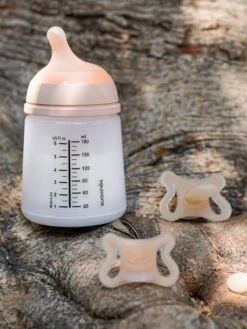 Set Biberon Zero.Zero + Sucette SUAVINEX Rose Nude - Suavinex -Bébé Confort Promos Boutique set biberon zero.zero sucette suavinex 5