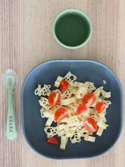 Set Vaisselle 4 Pièces Silicone BEABA Rose - Beaba -Bébé Confort Promos Boutique set vaisselle 4 pieces silicone beaba 3