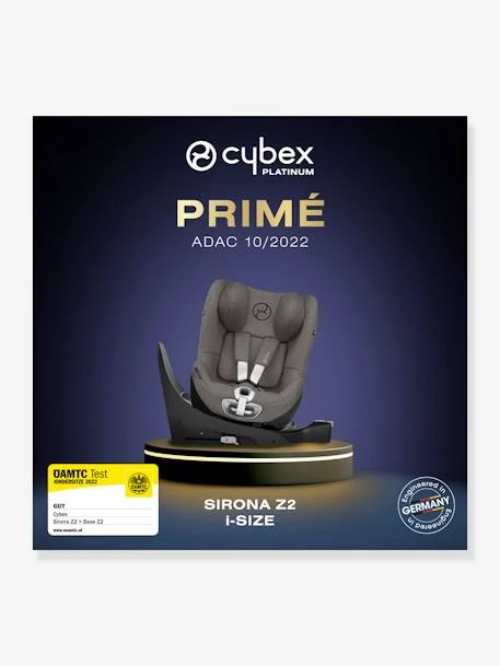 Siège-auto CYBEX Platinum Sirona Z2 I-Size 45 à 105 Cm, équivalence Groupe 0+/1 Gris (soho Grey) - Cybex 3 Siège-auto CYBEX Platinum Sirona Z2 I-Size 45 à 105 Cm, équivalence Groupe 0+/1 Gris (soho Grey) - Cybex – Image 3