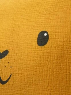 Taie D'oreille Bébé En Gaze De Coton Tigre HANOÏ Jaune Moyen Uni Avec Decor - Vertbaudet -Bébé Confort Promos Boutique taie doreille bebe en gaze de coton tigre hanoi 2