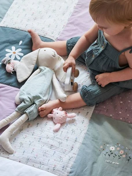 Tapis De Sol Patchwork DOUCE PROVENCE Parme / Multicolore - Vertbaudet 2 Tapis De Sol Patchwork DOUCE PROVENCE Parme / Multicolore - Vertbaudet – Image 2