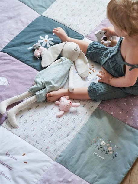 Tapis De Sol Patchwork DOUCE PROVENCE Parme / Multicolore - Vertbaudet 3 Tapis De Sol Patchwork DOUCE PROVENCE Parme / Multicolore - Vertbaudet – Image 3