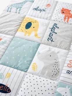 Tapis De Sol Patchwork Jungle Baby Multicolore - Vertbaudet -Bébé Confort Promos Boutique tapis de sol patchwork jungle baby 4