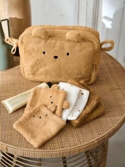 Trousse De Toilette Ourson En éponge Caramel - Vertbaudet 6 Trousse De Toilette Ourson En éponge Caramel - Vertbaudet -Bébé Confort Promos Boutique trousse de toilette ourson en eponge 2